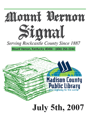 cover image of Mount Vernon Signal 07/05/2007